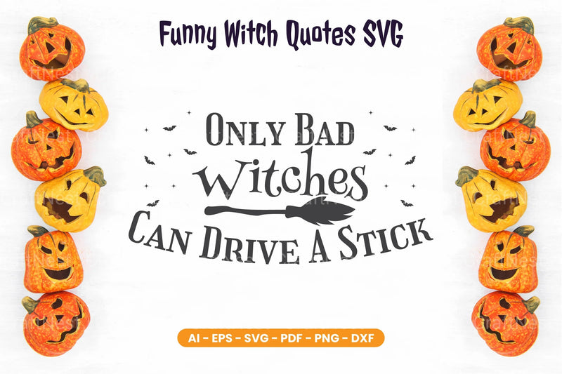 Funny Witch Quotes SVG Bundle - CraftNest - Digital Crafting and Art