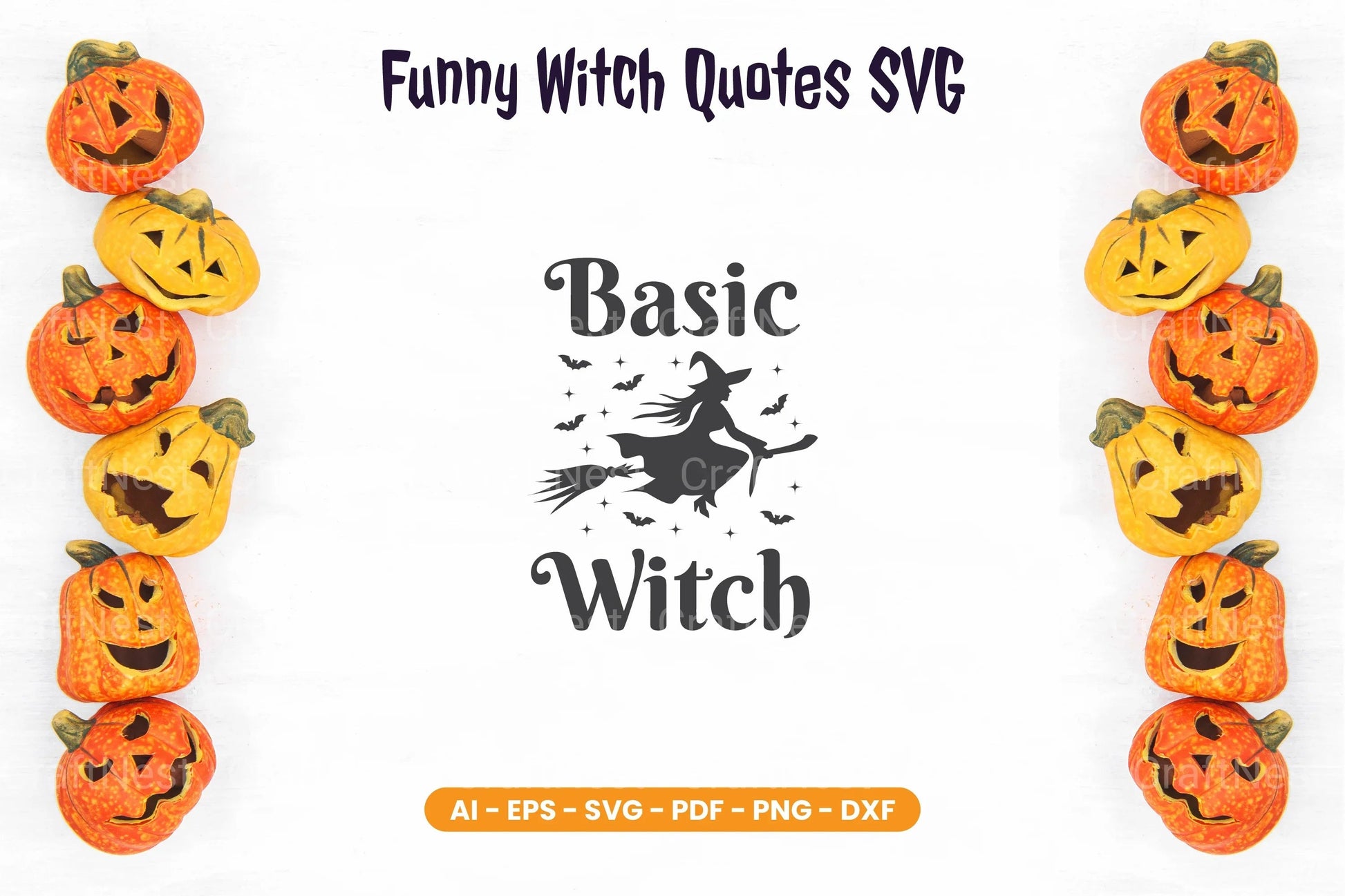 Funny Witch Quotes SVG Bundle - CraftNest - Digital Crafting and Art