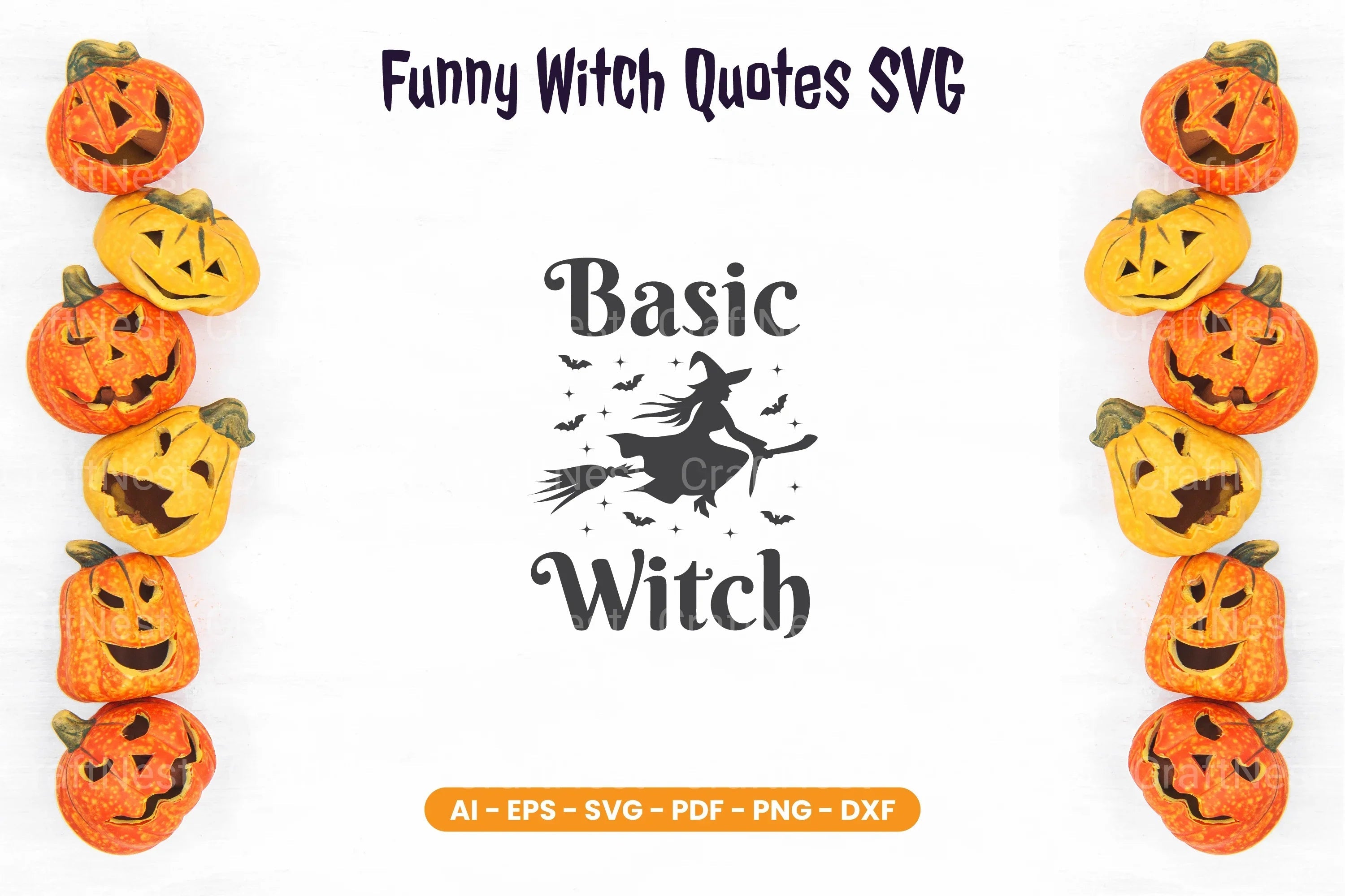 Funny Witch Quotes SVG Bundle - CraftNest - Digital Crafting and Art