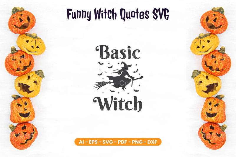 Funny Witch Quotes SVG Bundle - CraftNest - Digital Crafting and Art