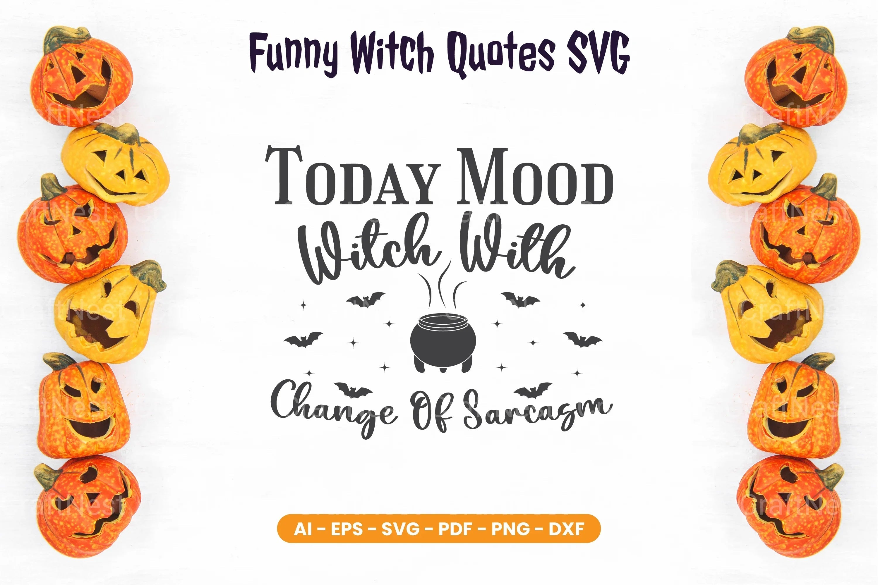 Funny Witch Quotes SVG Bundle - CraftNest - Digital Crafting and Art