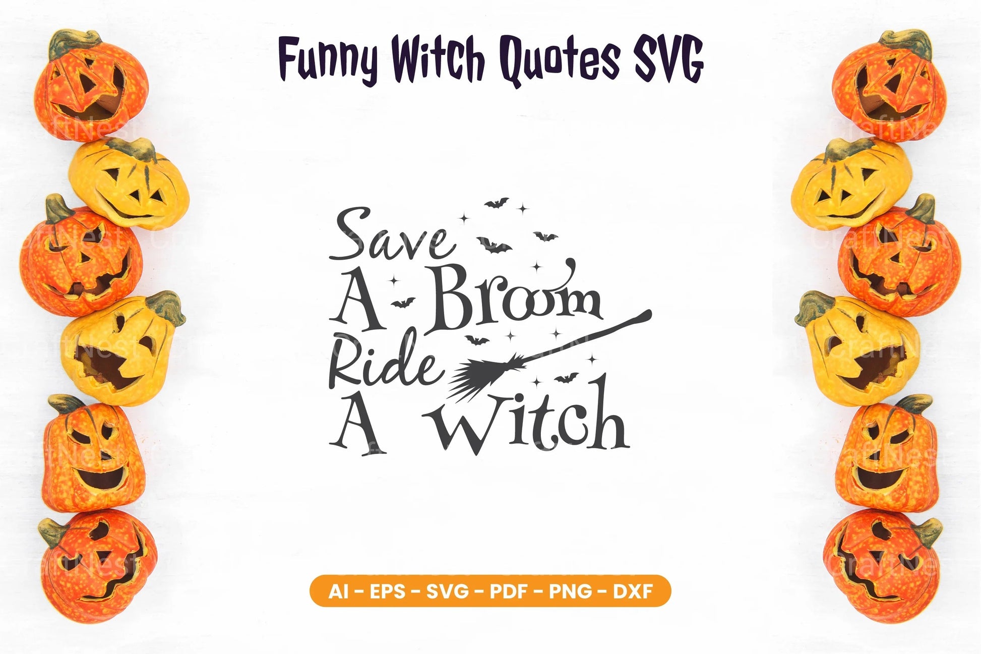 Funny Witch Quotes SVG Bundle - CraftNest - Digital Crafting and Art