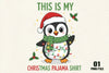 Funny Christmas Penguin T-Shirt Design Bundle