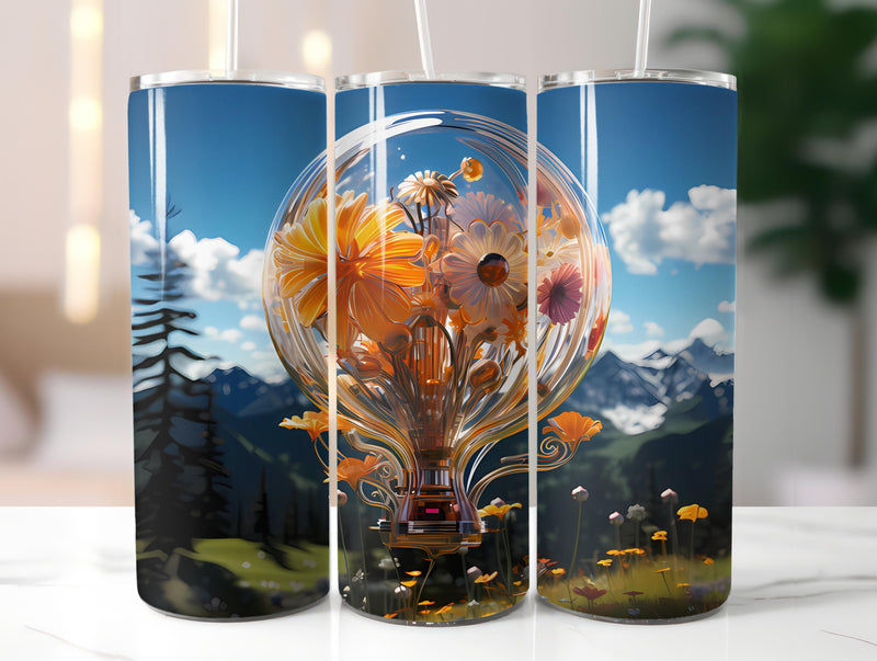 Futuristic Spring 3 Tumbler Wrap - CraftNest
