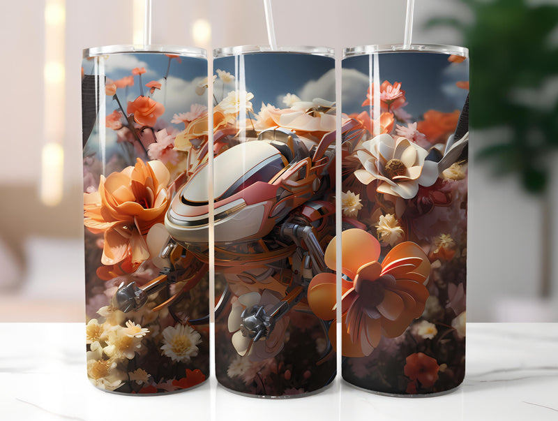 Futuristic Spring 4 Tumbler Wrap - CraftNest