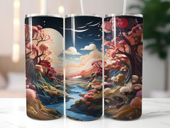 Futuristic Spring 3 Tumbler Wrap - CraftNest