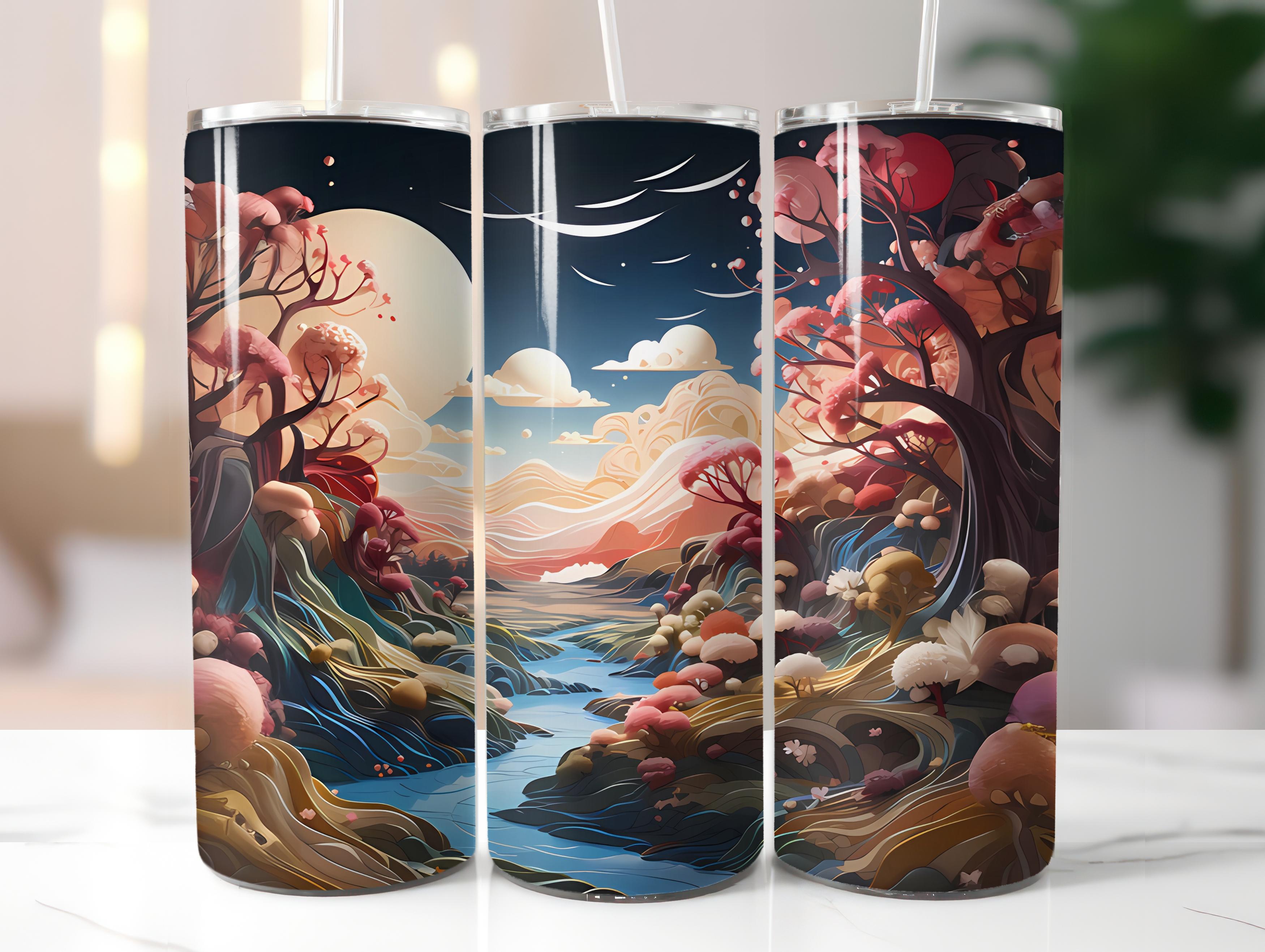 Futuristic Spring 3 Tumbler Wrap - CraftNest