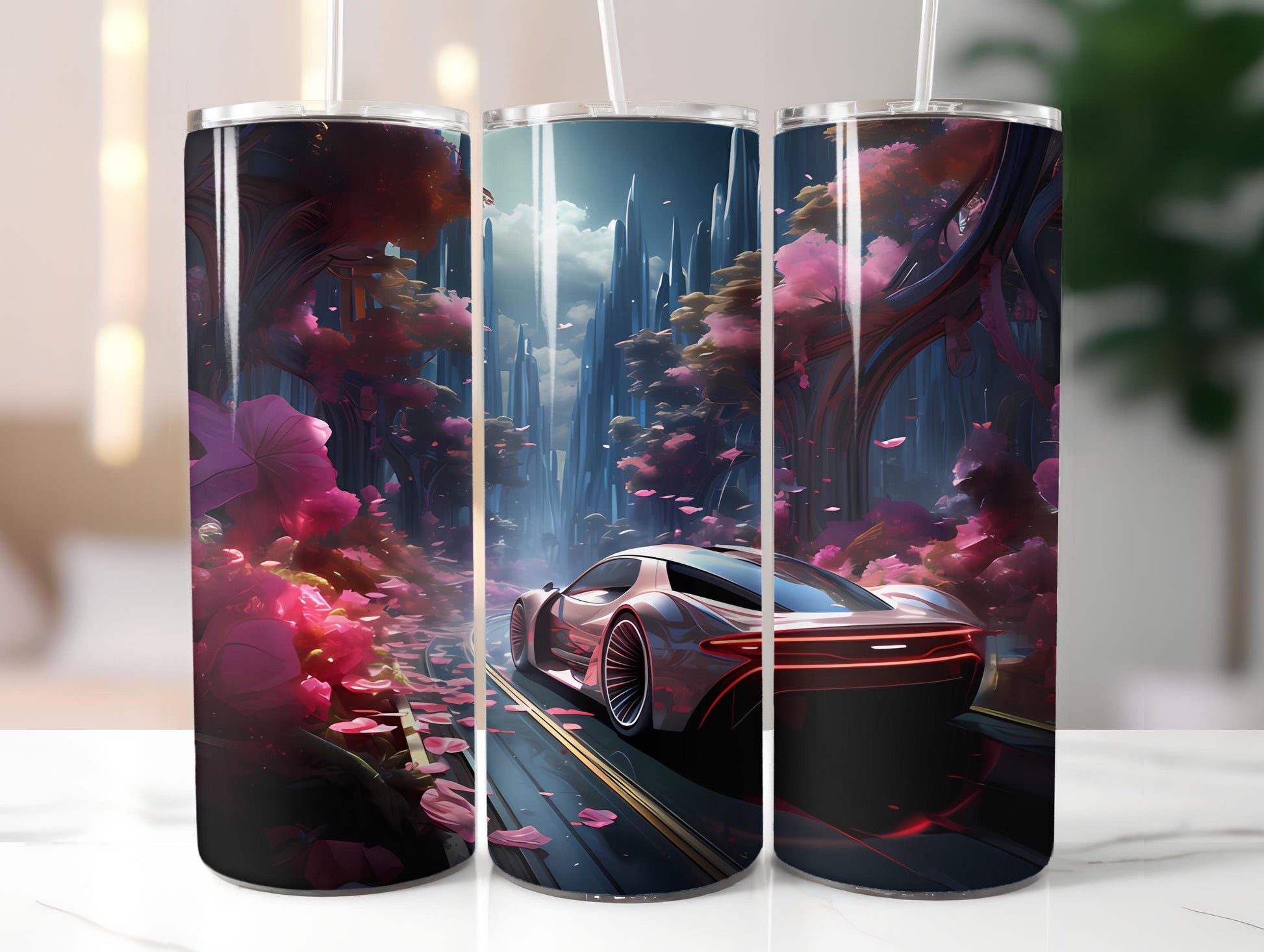Futuristic Spring 3 Tumbler Wrap - CraftNest