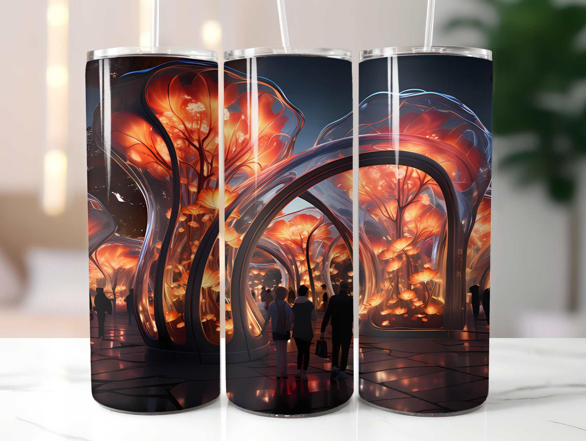 Futuristic Spring 2 Tumbler Wrap - CraftNest