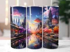 Futuristic Spring 1 Tumbler Wrap - CraftNest