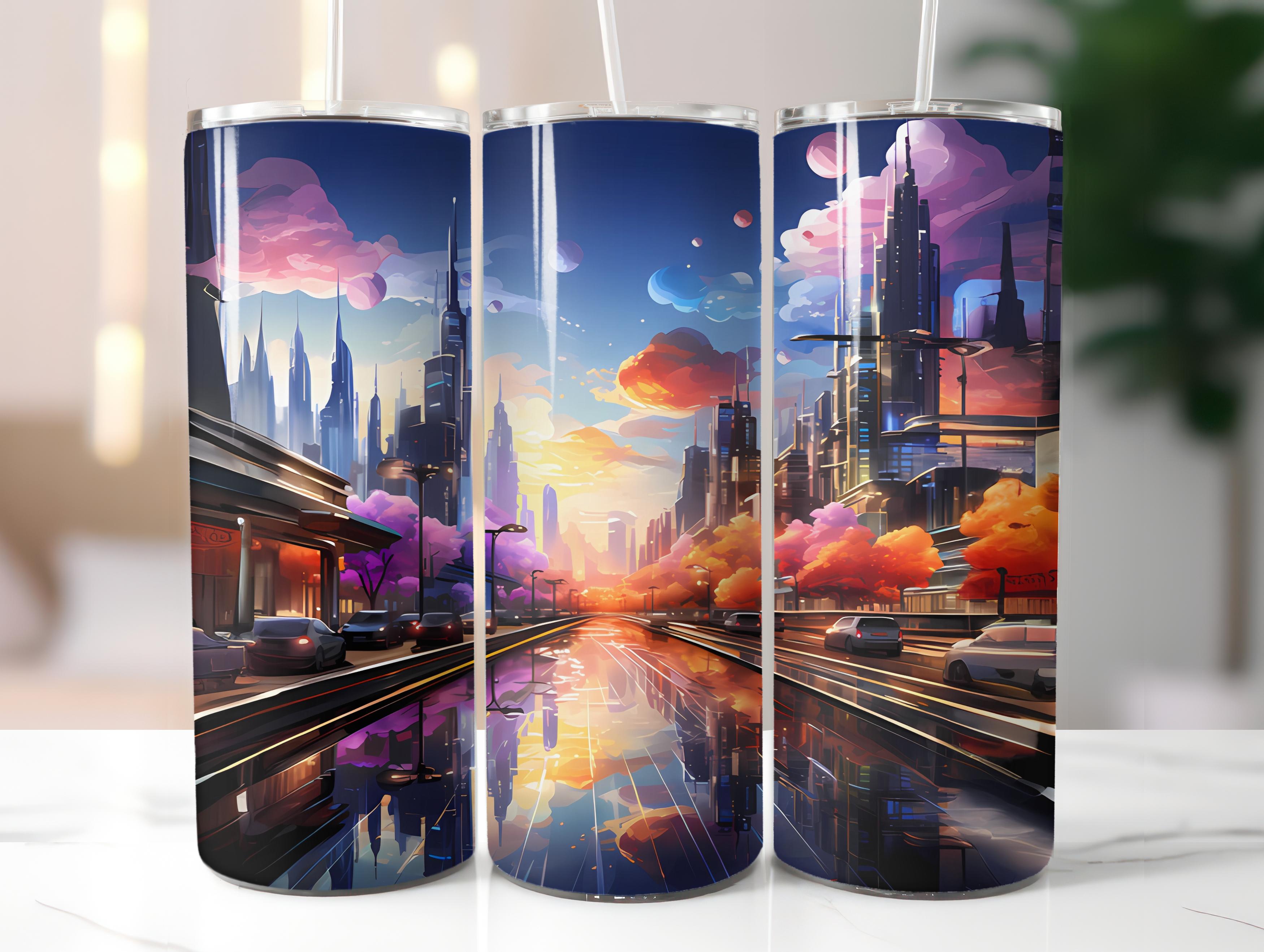 Futuristic Spring 1 Tumbler Wrap - CraftNest