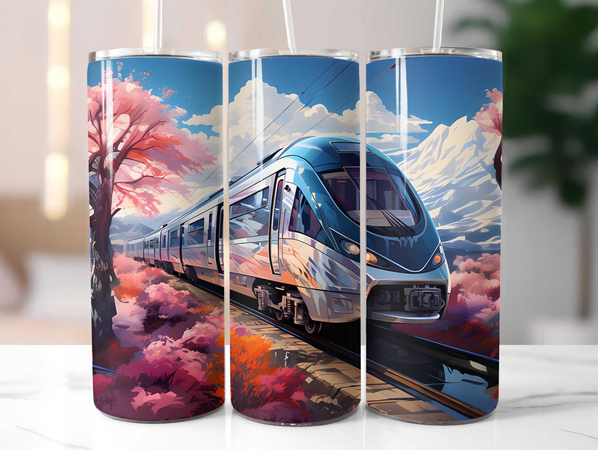 Futuristic Spring 3 Tumbler Wrap - CraftNest