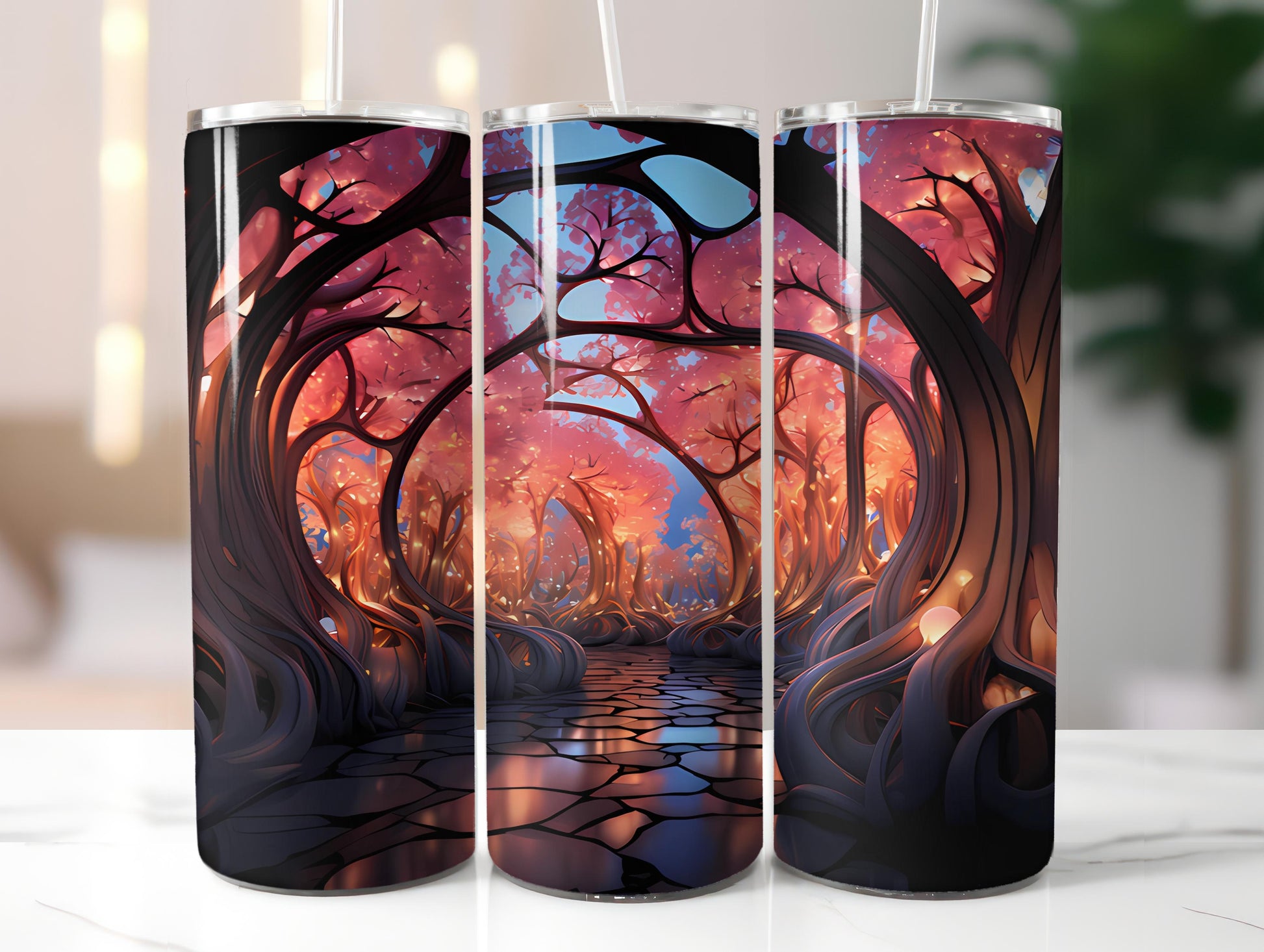 Futuristic Spring 2 Tumbler Wrap - CraftNest