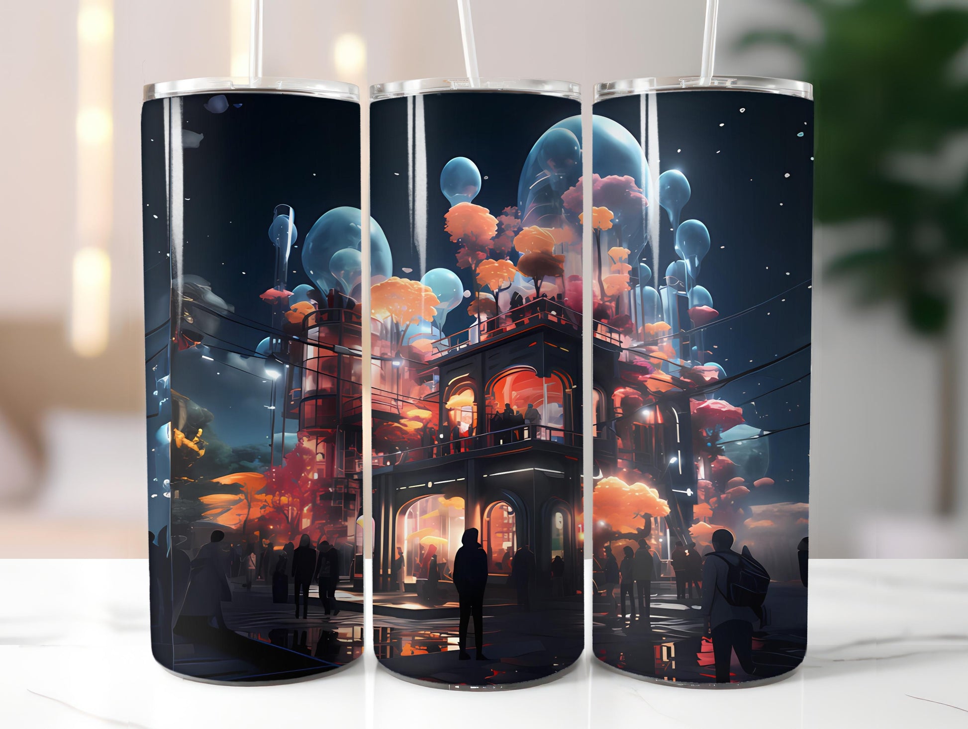 Futuristic Spring 4 Tumbler Wrap - CraftNest