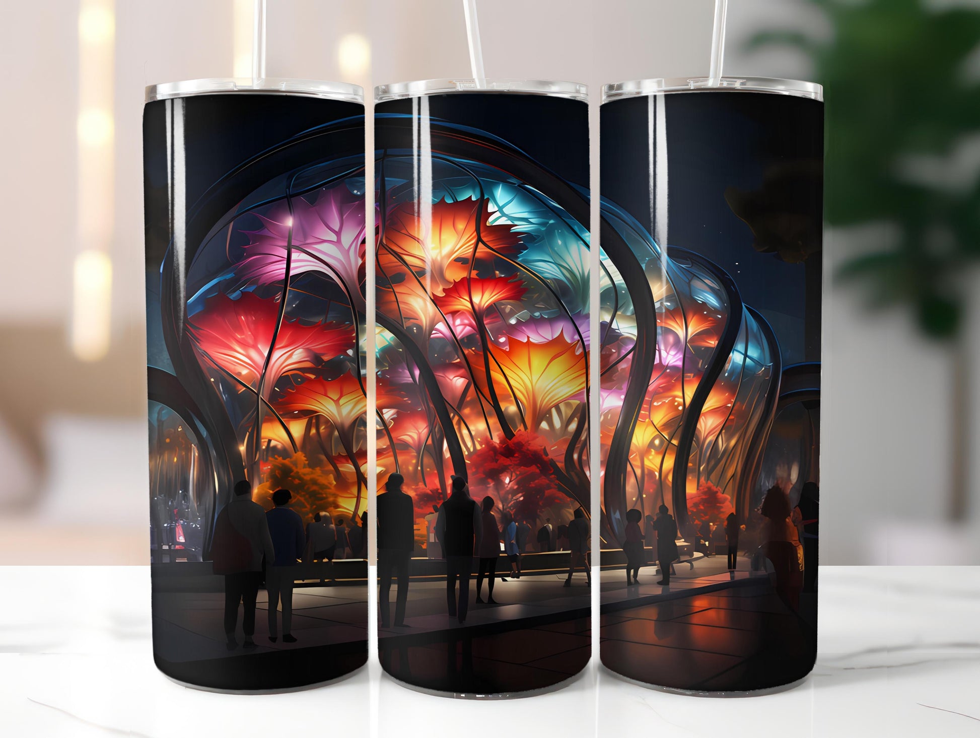 Futuristic Spring 2 Tumbler Wrap - CraftNest