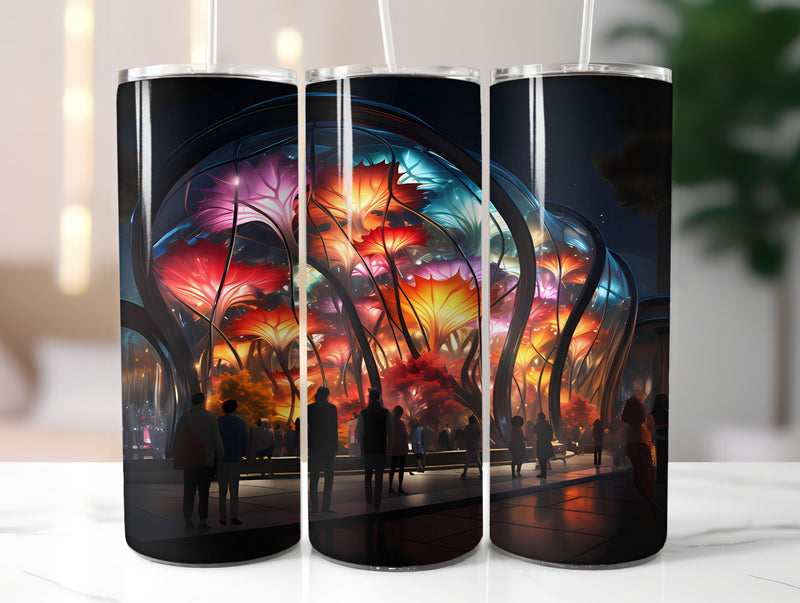 Futuristic Spring 2 Tumbler Wrap - CraftNest