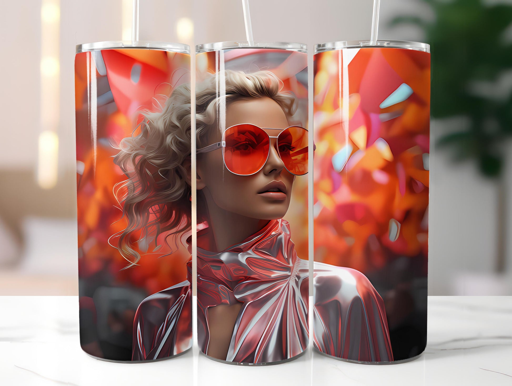 Futuristic Spring 4 Tumbler Wrap - CraftNest