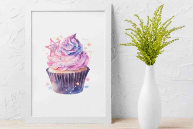 Galaxy Cupcakes Clipart Design Bundle - CraftNest - Digital Crafting and Art