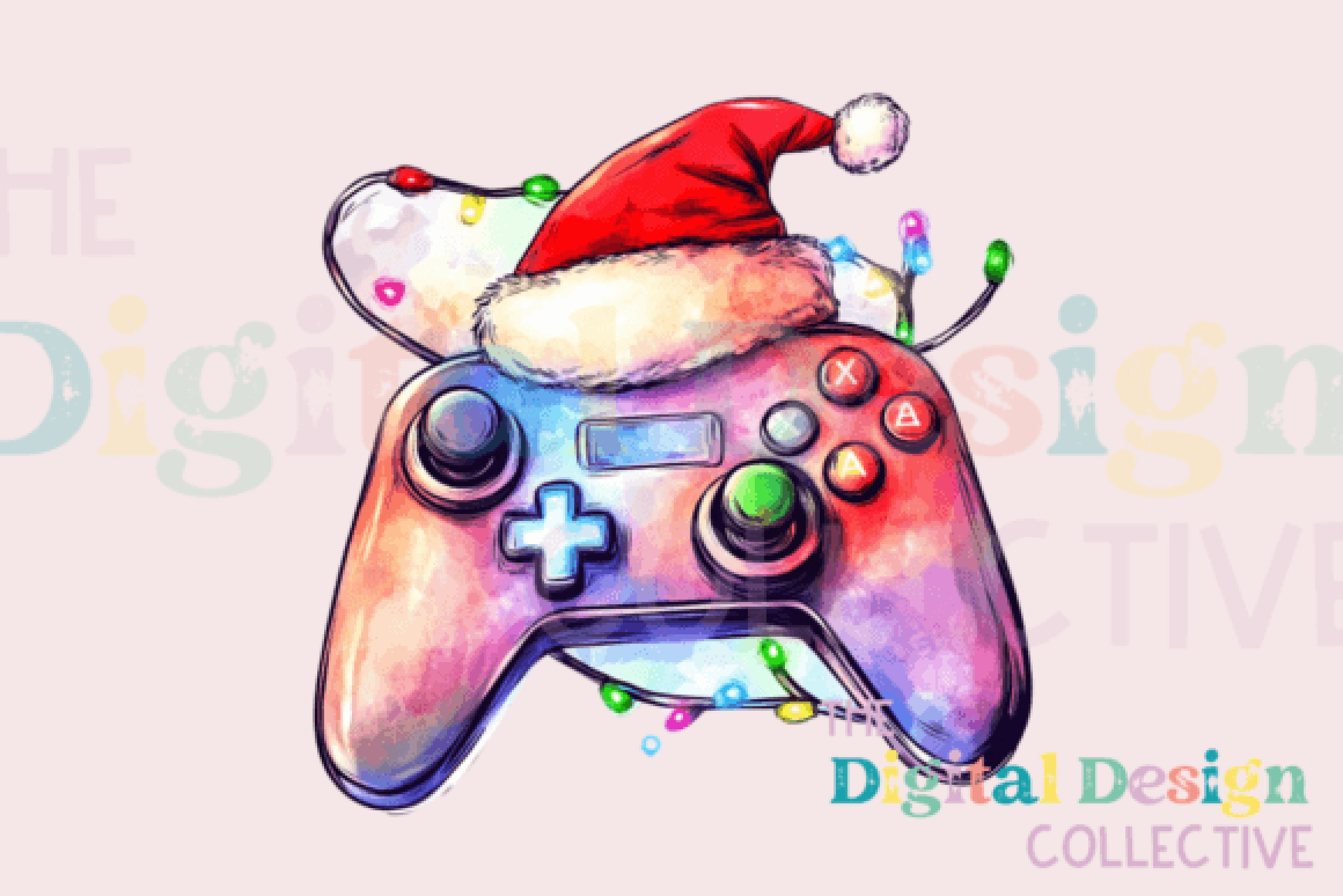 Gamer Christmas T-shirt Design Bundle