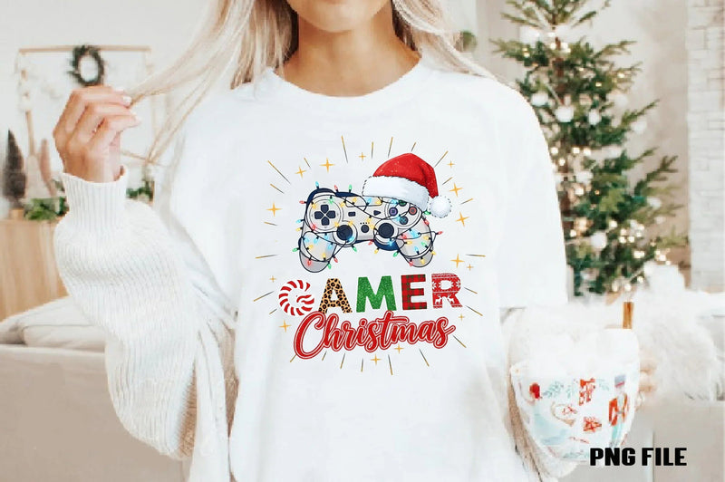 Gamer Christmas Game Controller Clipart Bundle - CraftNest - Digital Crafting and Art