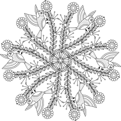 Colorist Heaven Garden Coloring Book - CraftNest - Digital Crafting and Art