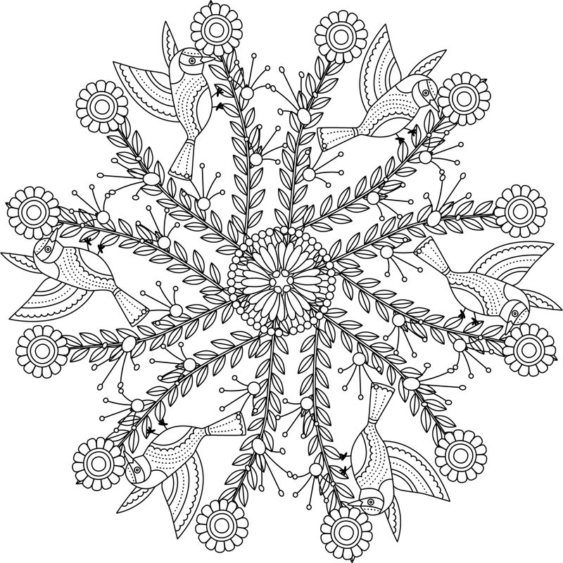 Colorist Heaven Garden Coloring Book - CraftNest - Digital Crafting and Art