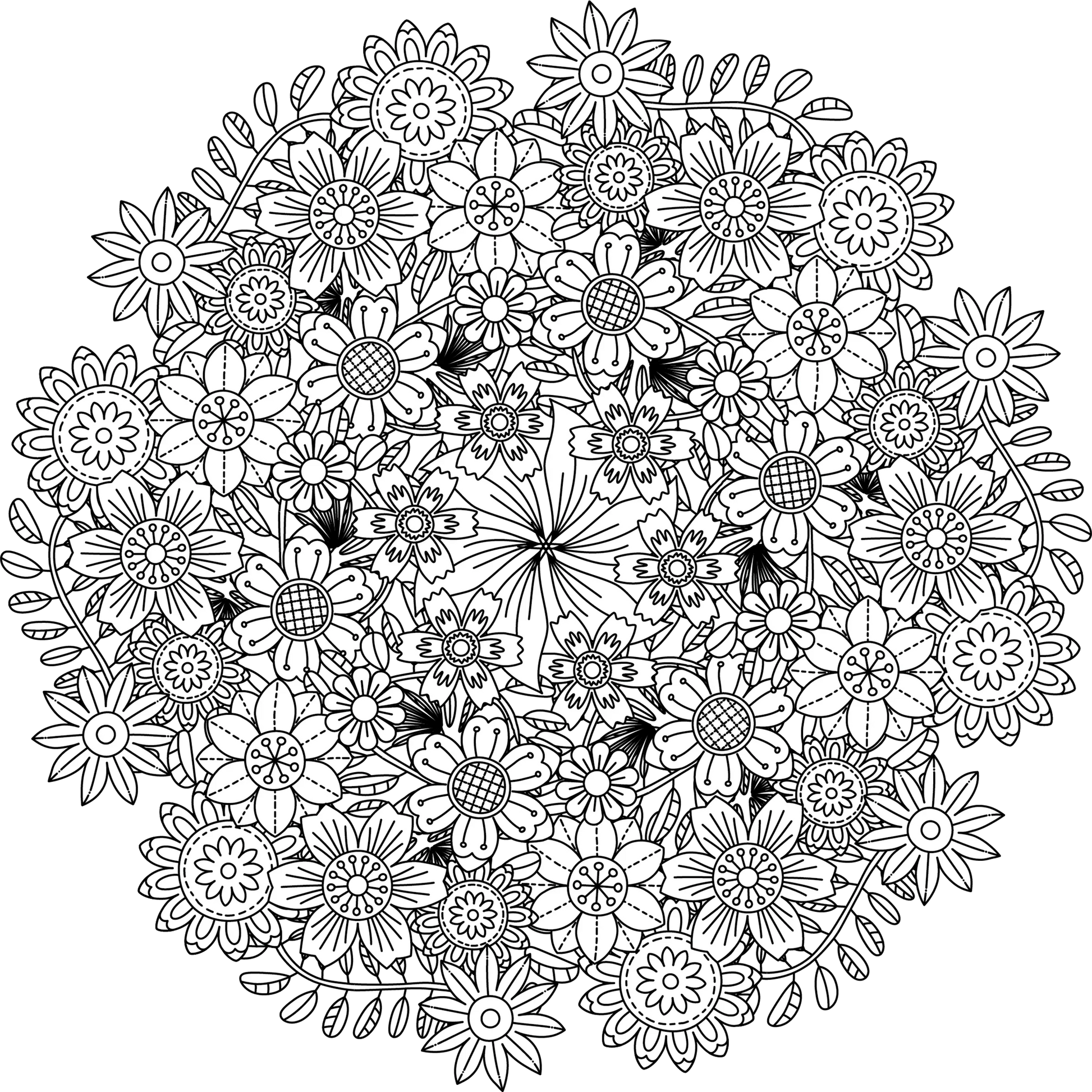 Colorist Heaven Garden Coloring Book - CraftNest - Digital Crafting and Art