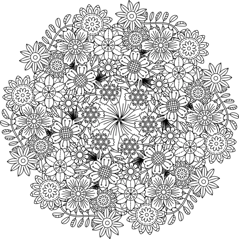 Colorist Heaven Garden Coloring Book - CraftNest - Digital Crafting and Art