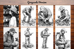Gardener Coloring Books - CraftNest - Digital Crafting and Art