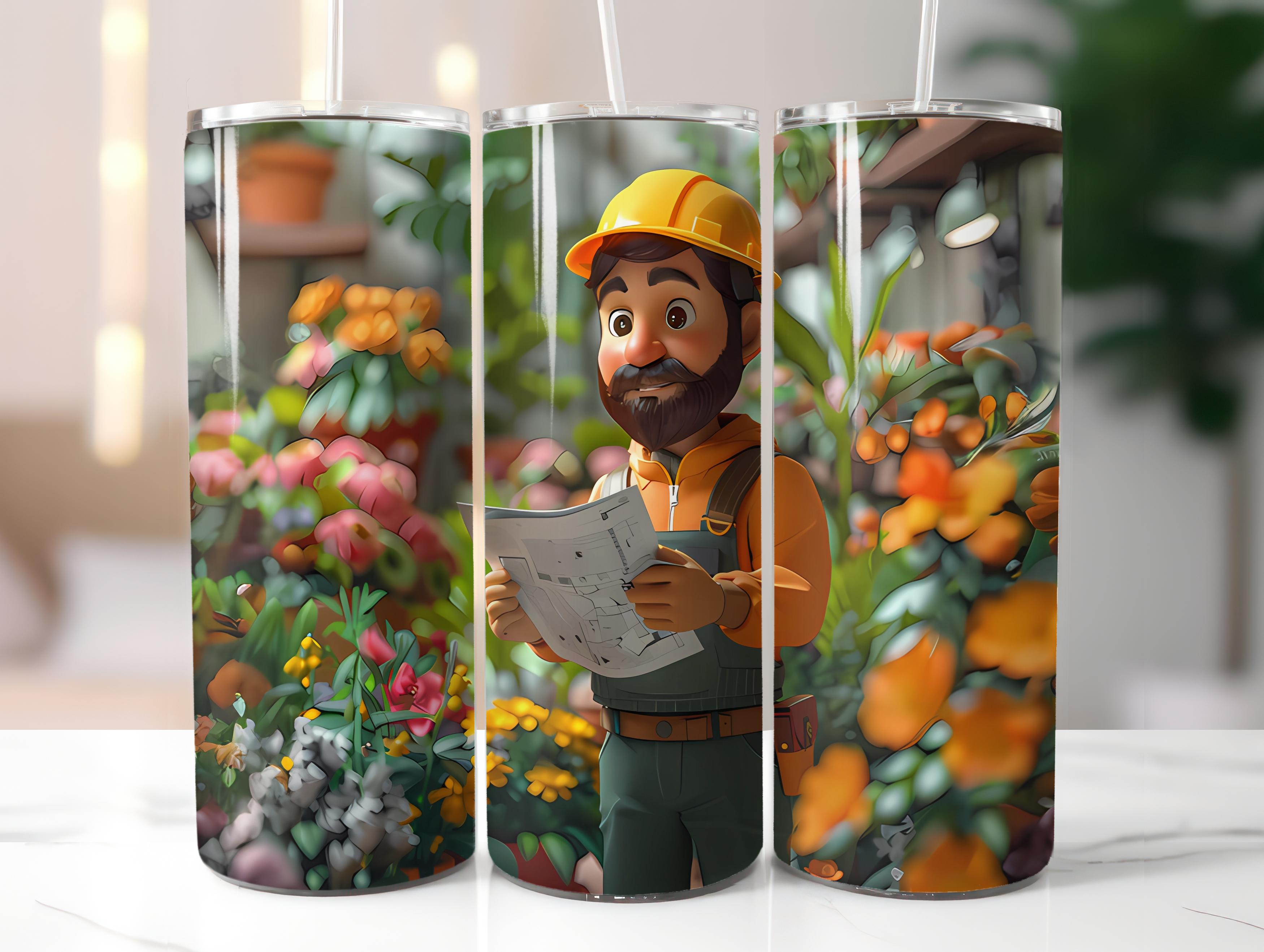 Gardener Profession 3 Tumbler Wrap - CraftNest - Digital Crafting and Art