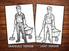 Gardener Coloring Books - CraftNest - Digital Crafting and Art