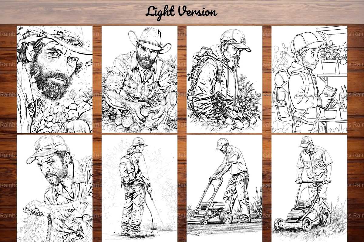 Gardener Coloring Books - CraftNest - Digital Crafting and Art
