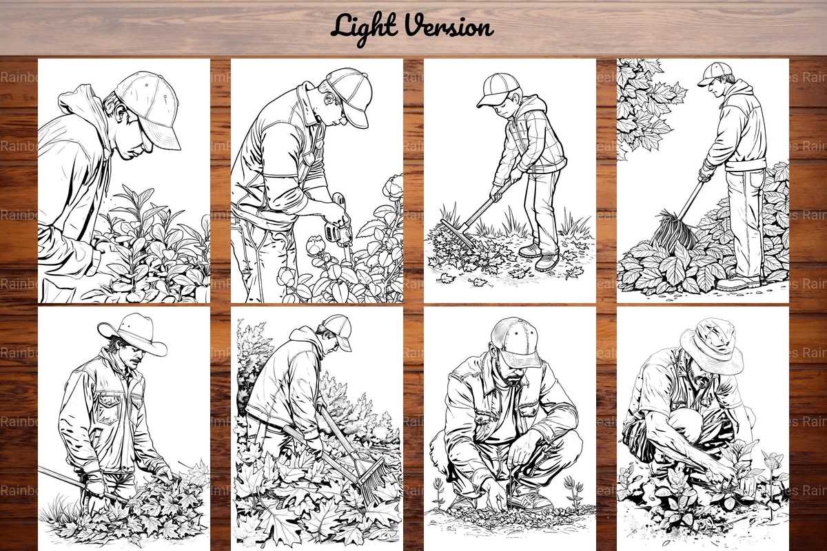 Gardener Coloring Books - CraftNest - Digital Crafting and Art