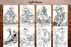 Gardener Coloring Books - CraftNest - Digital Crafting and Art