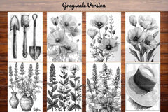 Gardening Coloring Books - CraftNest - Digital Crafting and Art
