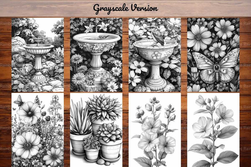 Gardening Coloring Books - CraftNest - Digital Crafting and Art