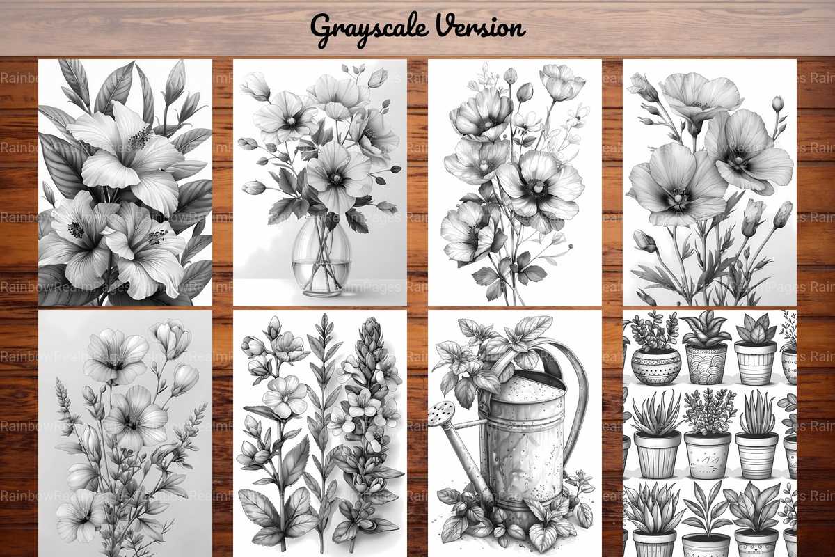 Gardening Coloring Books - CraftNest - Digital Crafting and Art