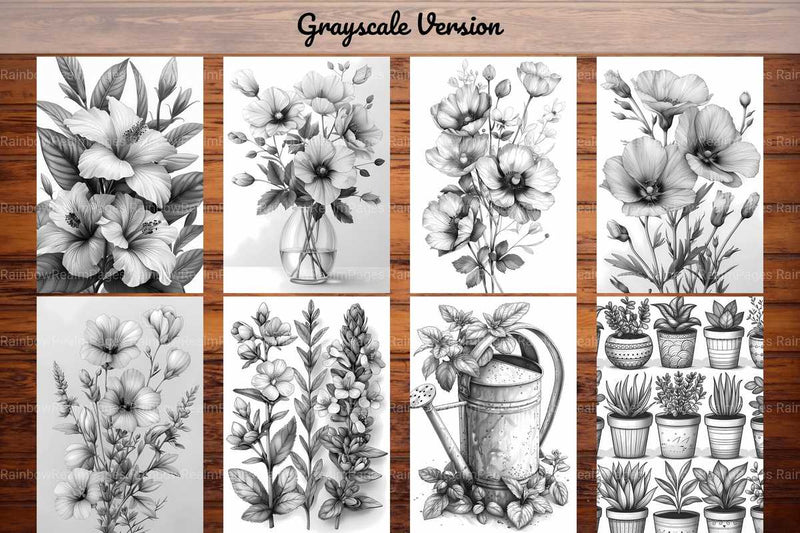Gardening Coloring Books - CraftNest - Digital Crafting and Art