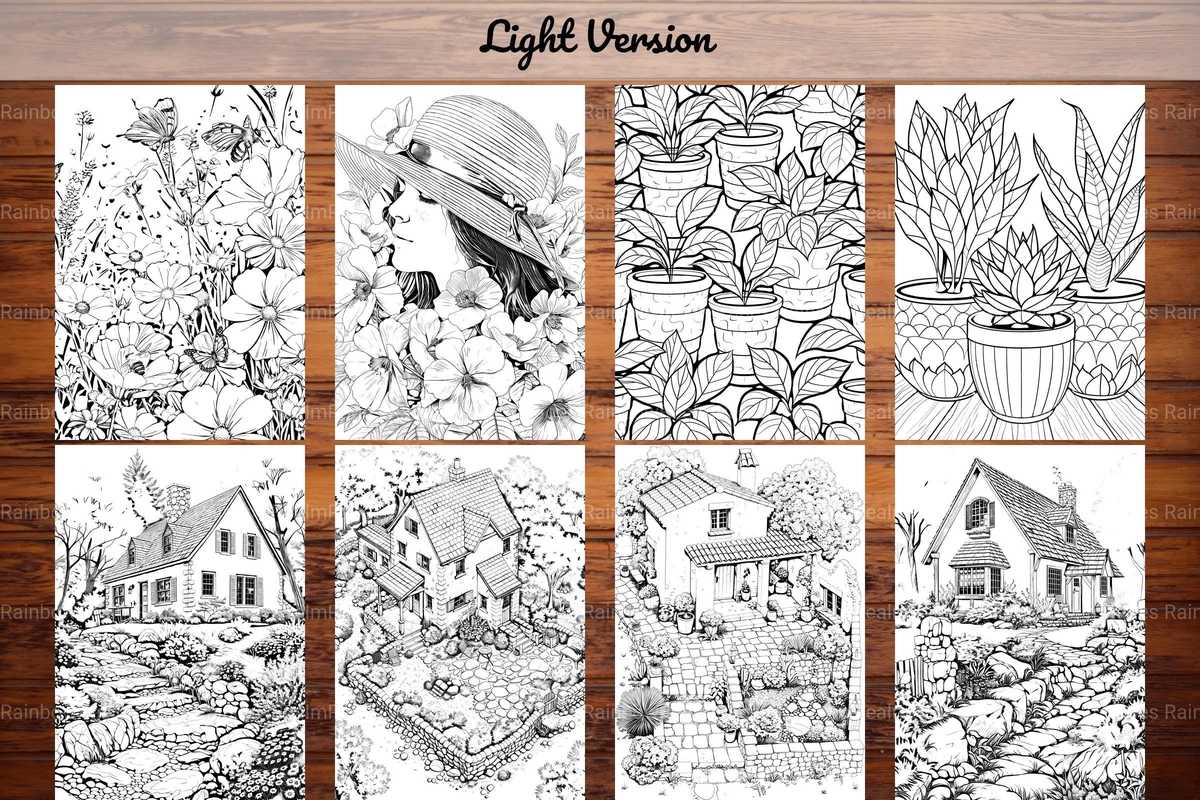 Gardening Coloring Books - CraftNest - Digital Crafting and Art