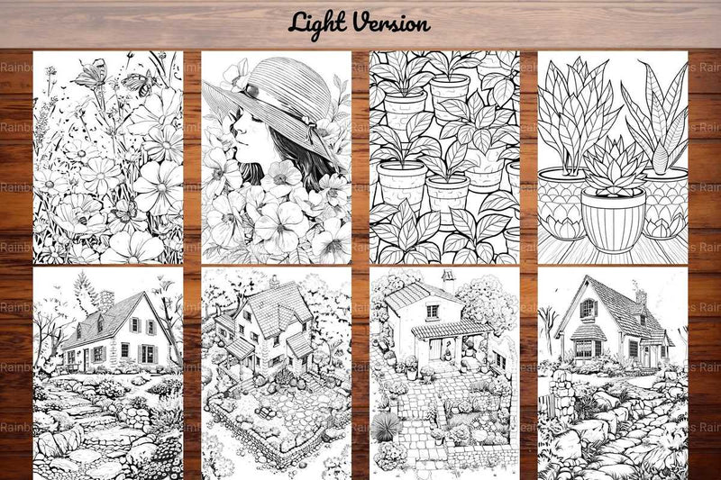 Gardening Coloring Books - CraftNest - Digital Crafting and Art