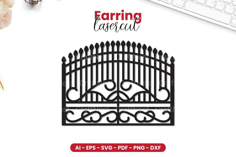 Gate Lasercut SVG Bundle - CraftNest - Digital Crafting and Art