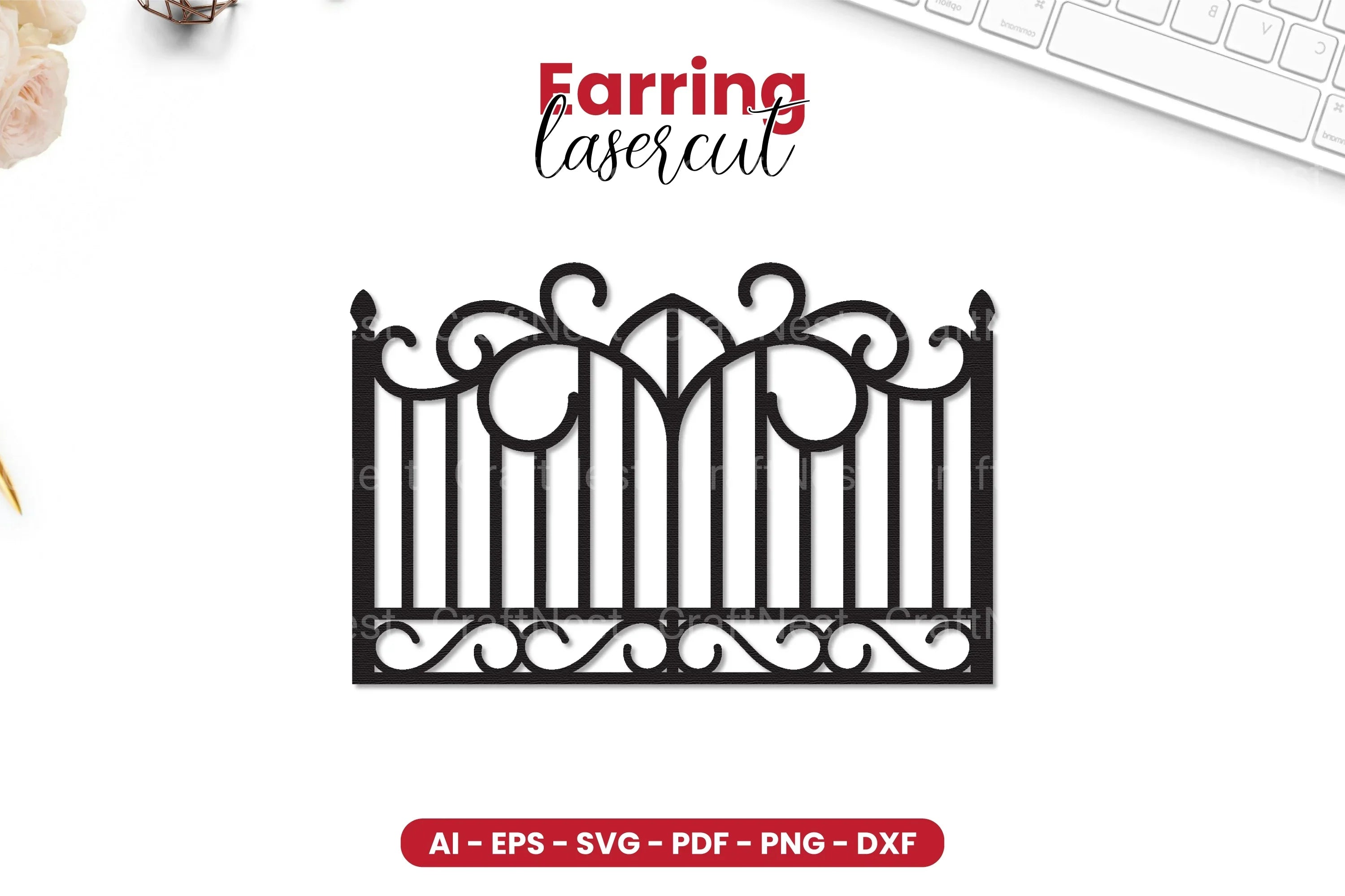 Gate Lasercut SVG Bundle - CraftNest - Digital Crafting and Art