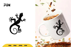 Gecko Silhouette SVG Bundle - CraftNest - Digital Crafting and Art