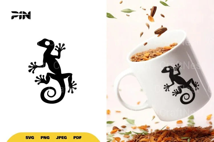 Gecko Silhouette SVG Bundle - CraftNest - Digital Crafting and Art