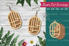 Geometric Laser Cut Earrings Clipart Bundle
