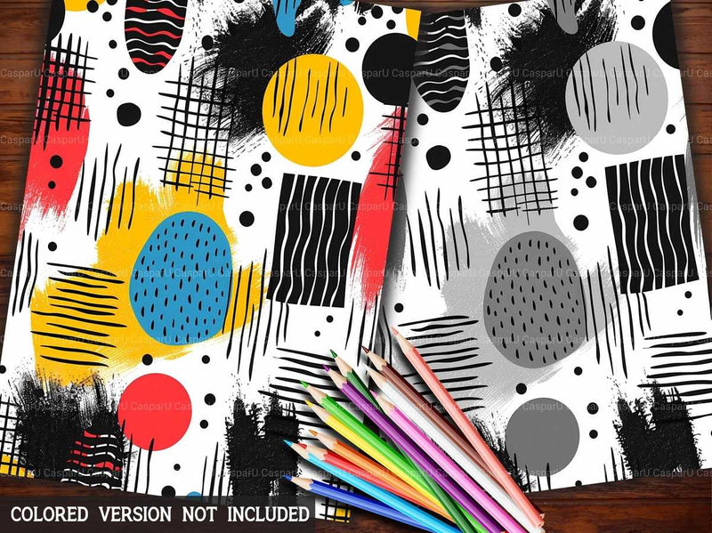 Geometric Easter Coloring Books - CraftNest
