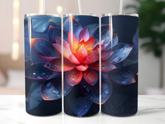 Geometric Flowers Tumbler Wrap - CraftNest - Digital Crafting and Art