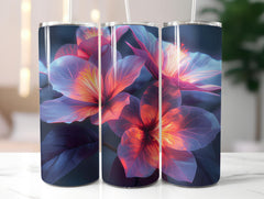 Geometric Flowers Tumbler Wrap - CraftNest - Digital Crafting and Art