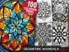 Geometric Mandala Coloring Books