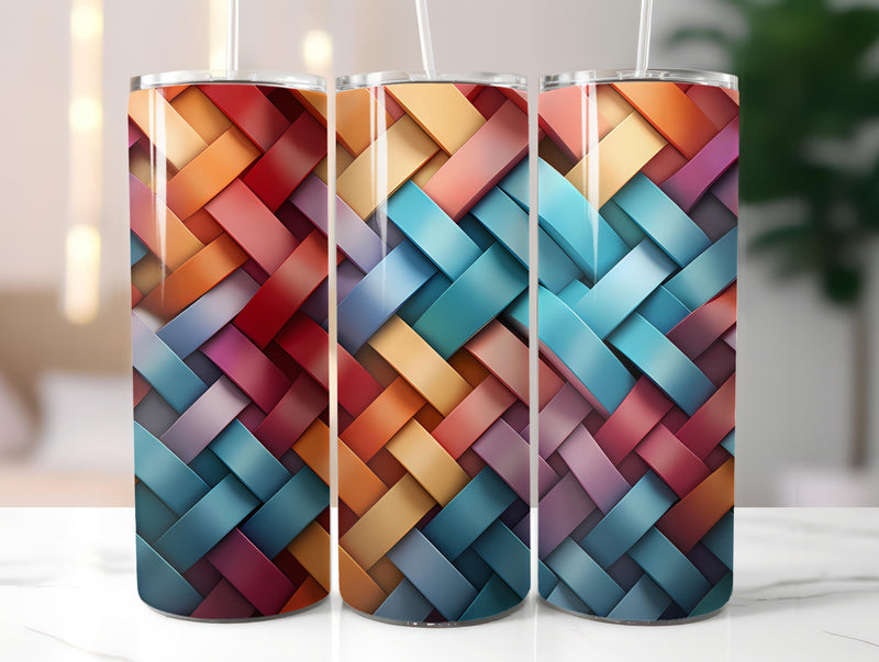 Geometric Spring 3 Tumbler Wrap - CraftNest